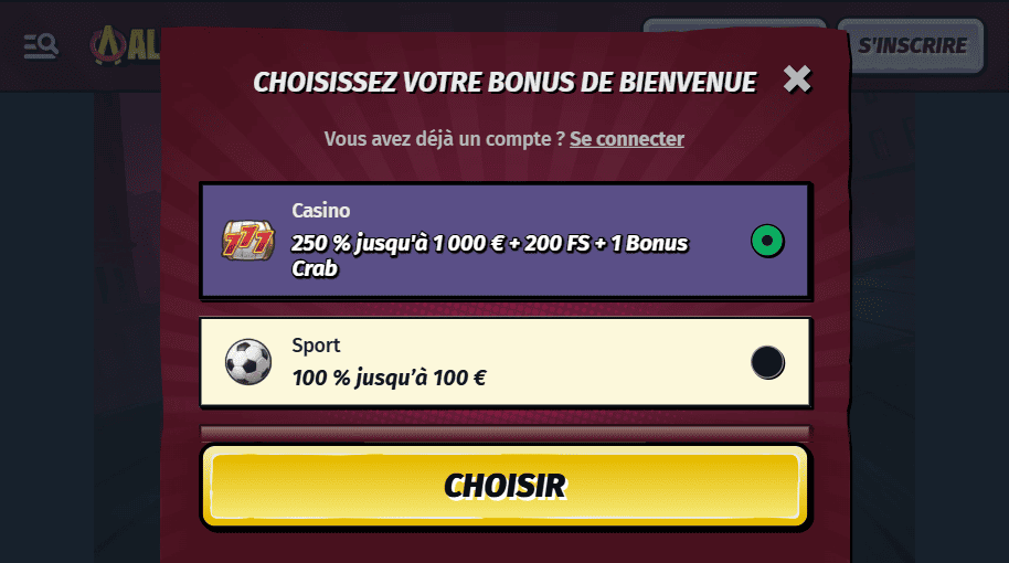 Inscription à AllySpin Casino S’inscrire et se Connecter à Casino SpinAlly en France